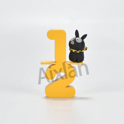 Aixlan 4PCS Ranma ½ PVC Figures – Ranma, Tendou, Akane Q-Version Cute Anime Collectible Action Figures Christmas Gift