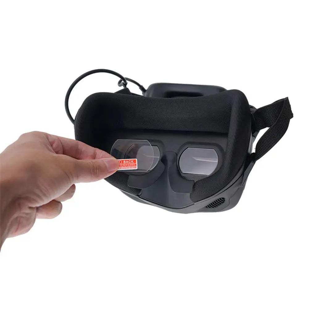 HD Tempered Protective Film for DJI N3 Flight Goggles – Anti-Scratch, Dustproof with Installation Tool