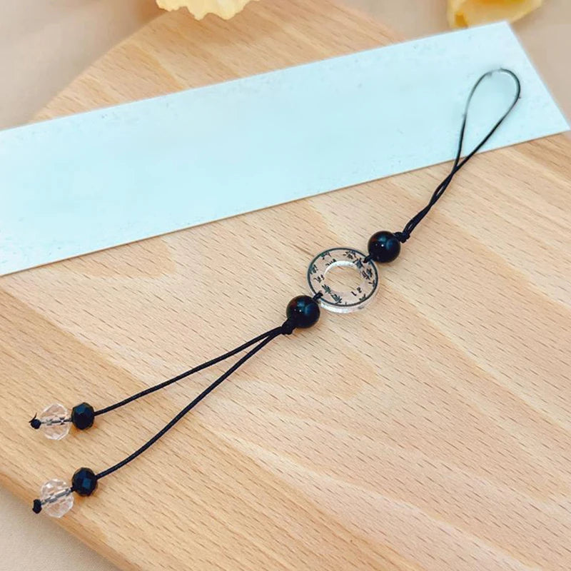 Chinese Style Phone Lanyard - Retro Tassel Anti-Lost Strap with Keychain & Bag Charm