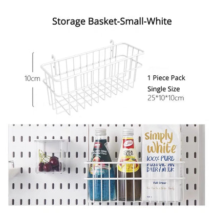 DIY Pegboard Hanging Shelf & Hooks – Wall Organizer for Garage, Kitchen & Room, No-Drill Storage Solution