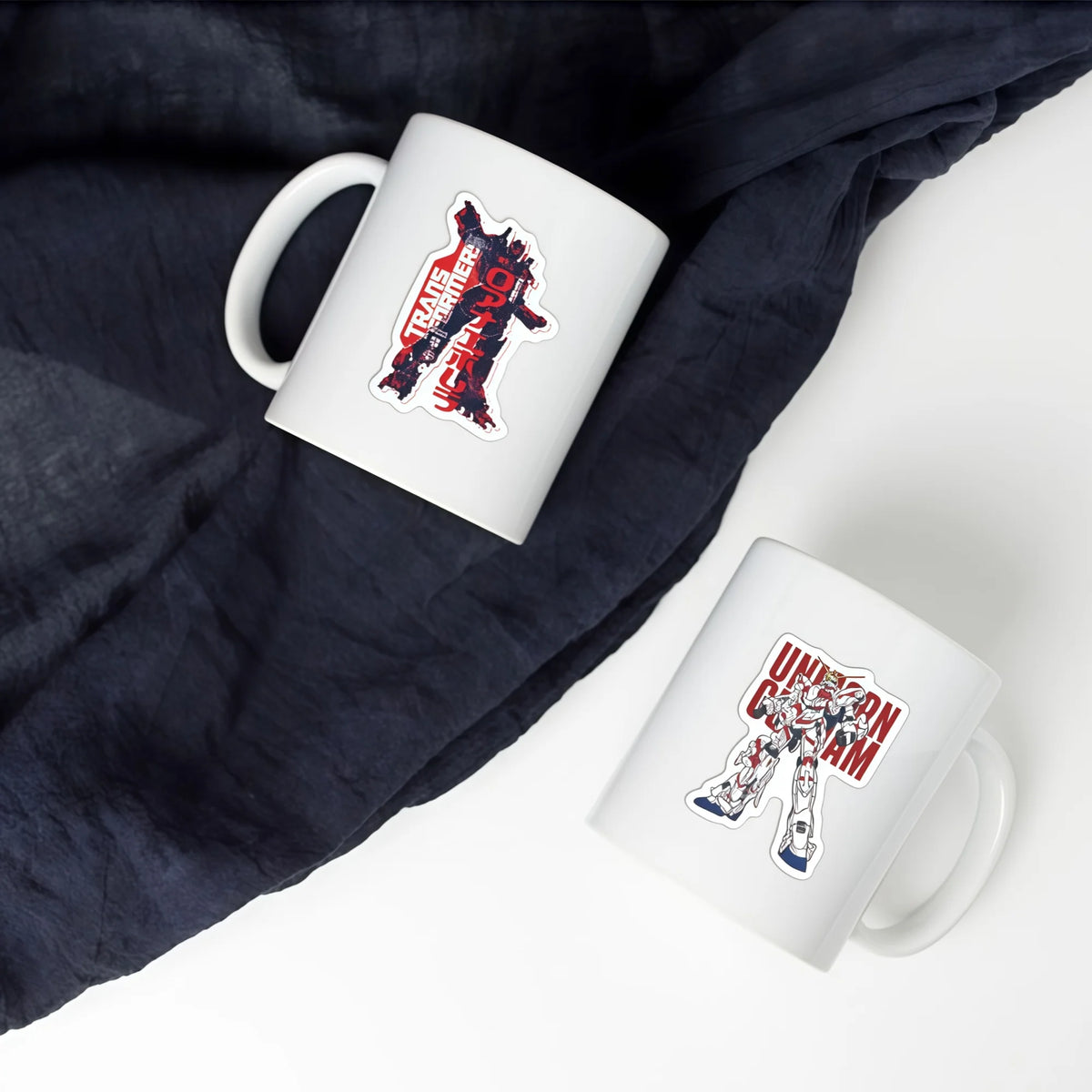 50-Piece Gundam Anime Sticker Set - DIY Graffiti Decals for Laptops, Suitcases, Skateboards and Phone Cases