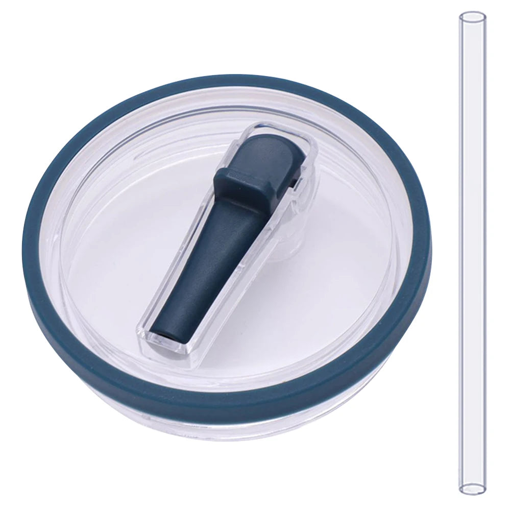 40oz Tumbler Flip Straw Lid – Spill-Proof, Reusable Replacement Cover for Stanley Cups