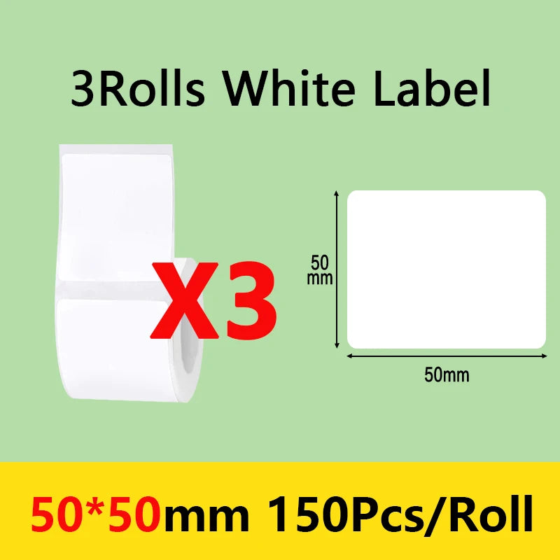 Niimbot B21/B1/B203 Mini Bluetooth Thermal Printer – Waterproof Oil-Resistant Label Maker with Adhesive Sticker Paper for Office Use