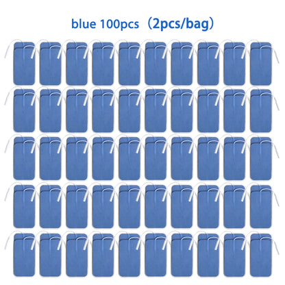 5×9cm Non-Woven Electrode Pads – 2mm Plug for TENS Muscle Stimulator & Acupuncture Machine, Gel Patch Accessories