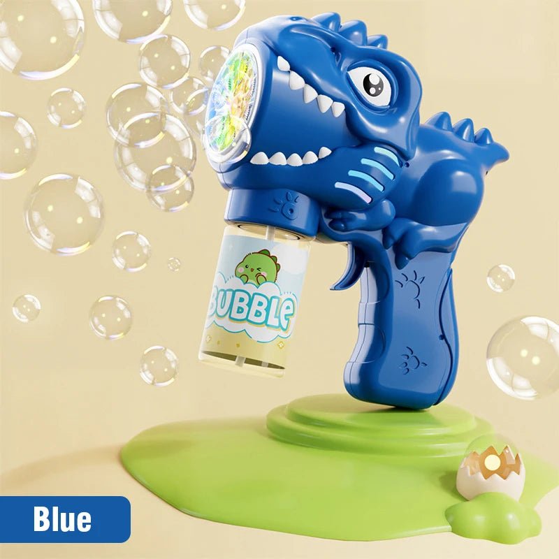 Kids Bubble Gun Toy - Automatic Soap Bubble Blower for Outdoor Play & Parties