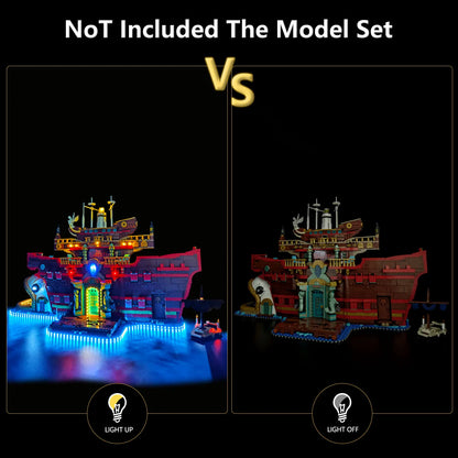 LYBMTWF LED Lighting Kit for Lego 75640 Floating Restaurant – (Bricks Not Included)