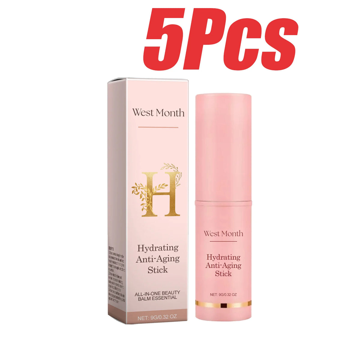 Moisturizing Multi Balm Stick - Collagen Hydrating Balm for Skin Firmness, Brightness, and Wrinkle Care