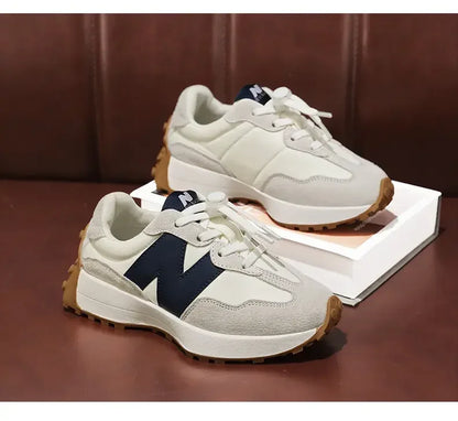 Children's Trendy Cushioned Sports Shoes - Soft Sole Lace-Up Running & Basketball Shoe