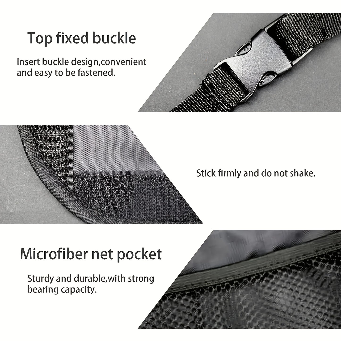 Waterproof Car Seat Back Storage Hanging Bag - SUV Mesh Pocket Organizer for Car Interior