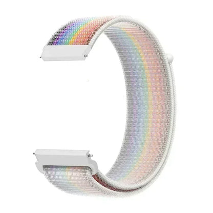 22mm Sport Nylon Loop Watch Band – Breathable Replacement Wristband for NORTH EDGE APACHE-46 Smartwatch, Durable Adjustable Strap