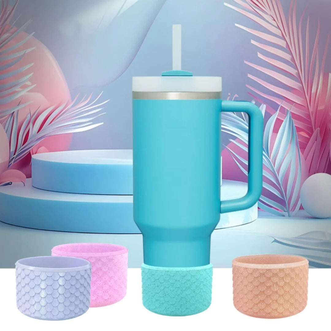 Silicone Boot Sleeve for Stanley 40oz/30oz Tumbler - Protective Bottom Bumper & Cup Cover - Kitchen Accessories