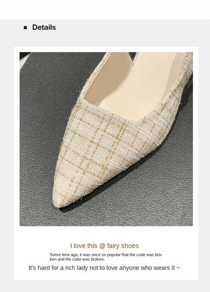 Sea Salt Blue Pointed High Heel Sandals – Women's Fashion Versatile Hollow Back Casual Shoes