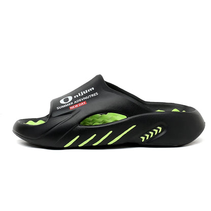 2024 Men’s Massage Slippers – Comfortable Indoor/Outdoor Slides & Beach Sandals, Sizes 38-47