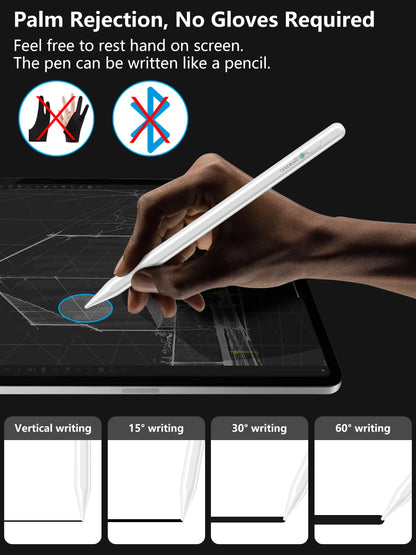 iPad Pencil Stylus for Apple Pencil 1 & 2 - Compatible with iPad Pro 2024, Air 4/5, Mini 5, Pro 11/12.9 (2018-2022), Touch Pen