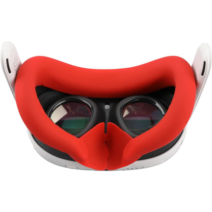 Silicone VR Face Mask for Meta Quest 3 — Sweatproof, Lightproof Facial Interface Cushion, VR Accessories