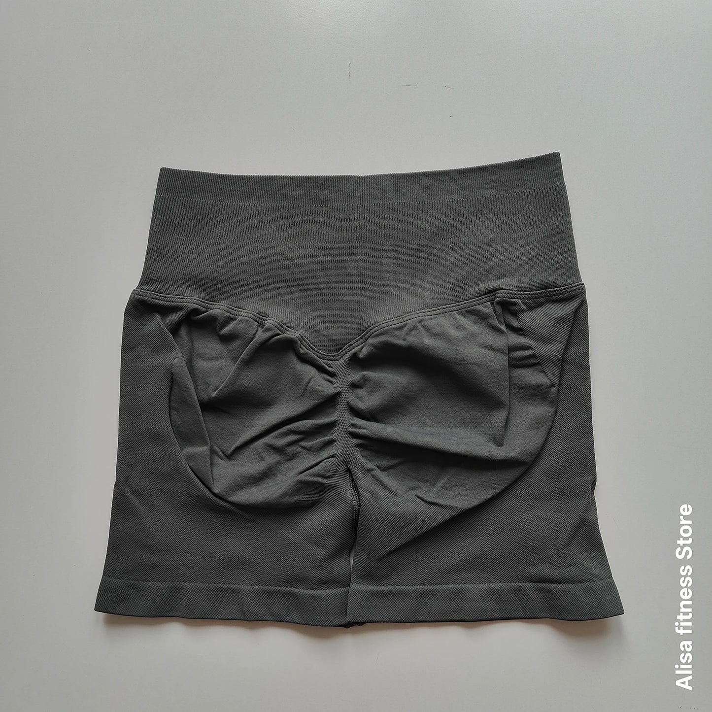 High Waisted Yoga Shorts - Seamless Tummy Control Fitness Shorts for Running, Workout & Activewear