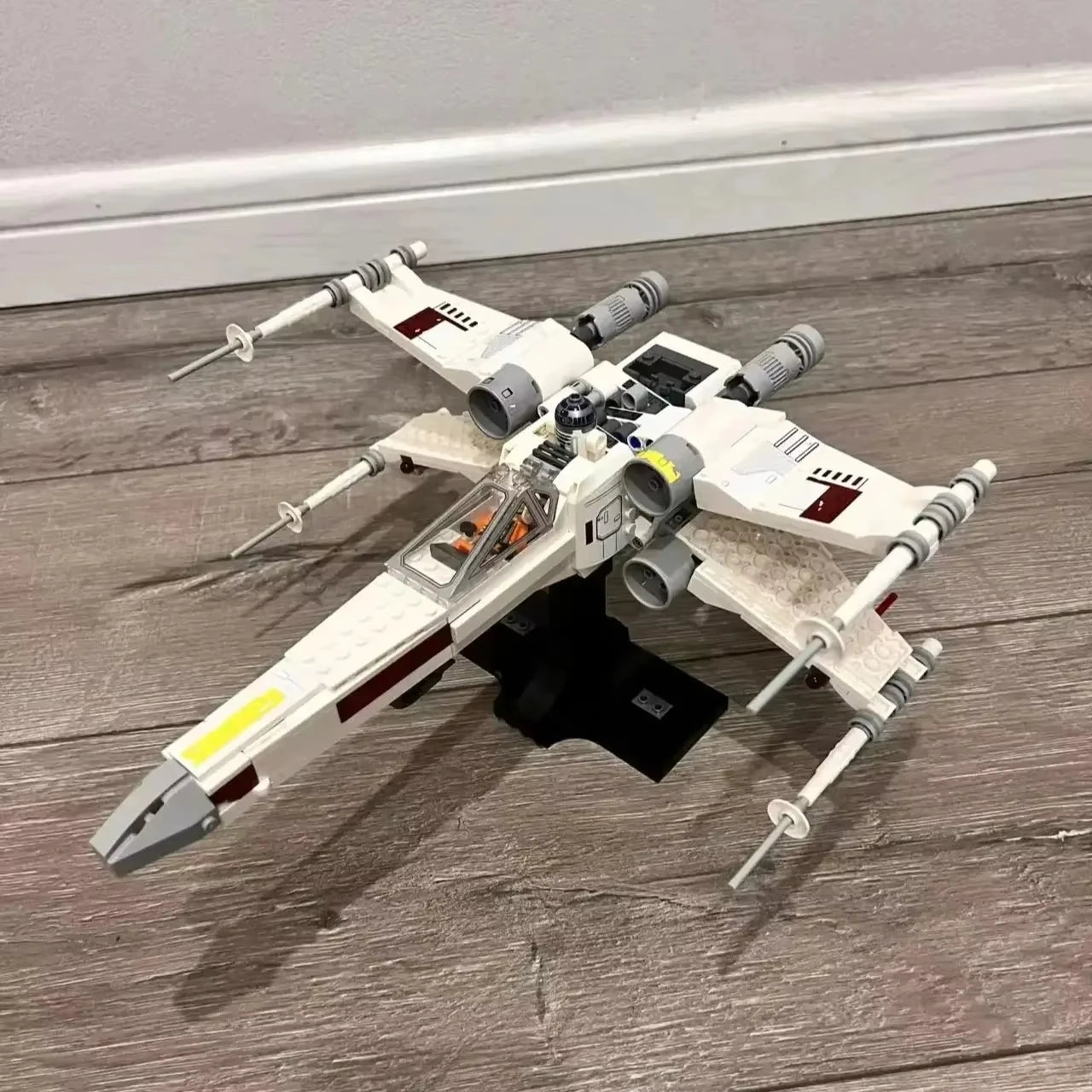 MOC 75301 Space Wars X-Wing Fighter Building Block – Model Bricks Toy for Kids & Adults, Birthday & Christmas Gift