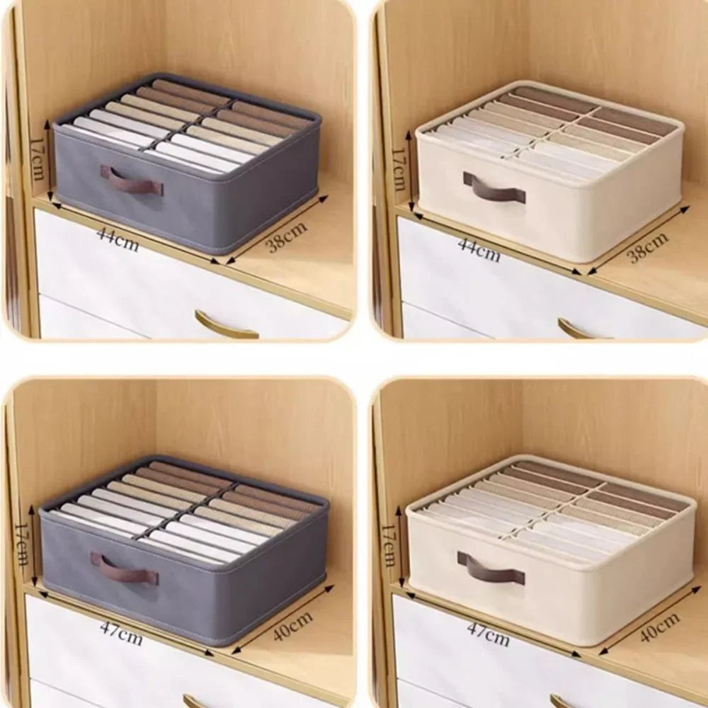 Foldable Wardrobe Storage Organizer Box – Thickened Drawer for Sweaters, T-Shirts & Pants with PP Board Closet Storage Solution