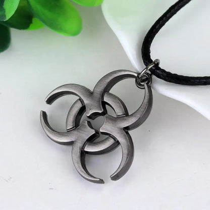 Resident Evil Symbol Necklace - Unisex Pendant Chain for Cosplay, Parties & Fan Gifts