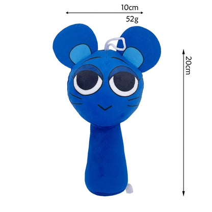 Sprunki Plush Toy Set Soft Cartoon Stuffed Animal Plush Dolls Collectible Fan Gift for Birthdays & Christmas