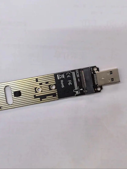 M.2 NVMe SSD to USB 3.1 Adapter – PCIe to USB-A 3.0 Converter Card, JMS583 Chip, 10Gbps USB 3.1 Gen 2 for PCIe/M.2 SSD