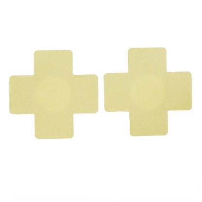 Women’s Disposable Adhesive Nipple Covers - Invisible Chest Petals and Cross-Shaped Pasties in 7 Colors