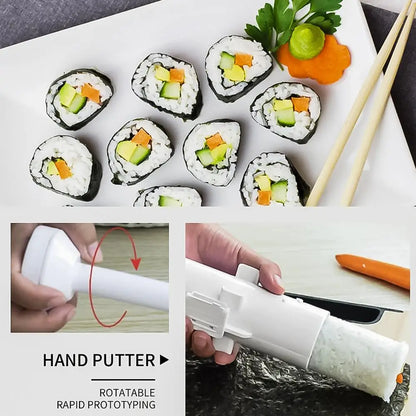 Quick Sushi Maker Roller: DIY Sushi Device Making Machine - Vegetable Meat Rolling Gadgets for Kitchen Ware