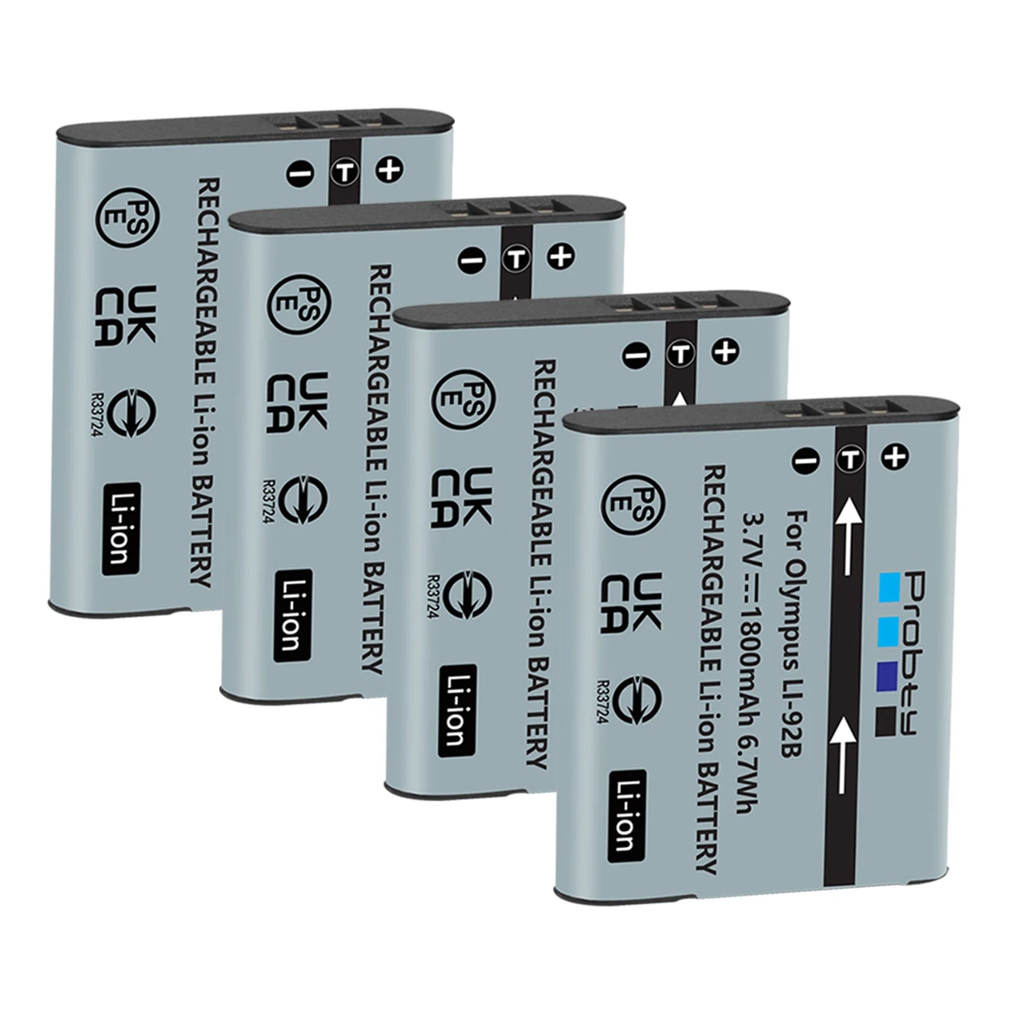 Li-90B / Li-92B Battery & Charger for Olympus Tough TG Series & SP-100 Cameras