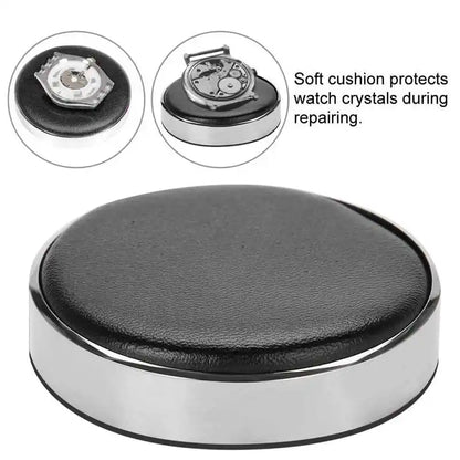 Watch Movement Casing Cushion Pads – Leather Protective Holder for Repair & Battery Change (1/4/6/9/13PCS)