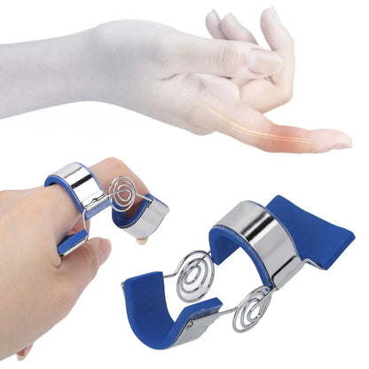 Spring Finger Splint — Adjustable Extension Training Aid for Finger Sprain Rehabilitation