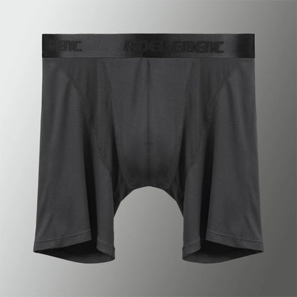 Men’s Sports Compression Boxer Briefs – Anti-Chafing Long Leg Modal Underwear, Quick-Dry Running & Fitness Performance Shorts