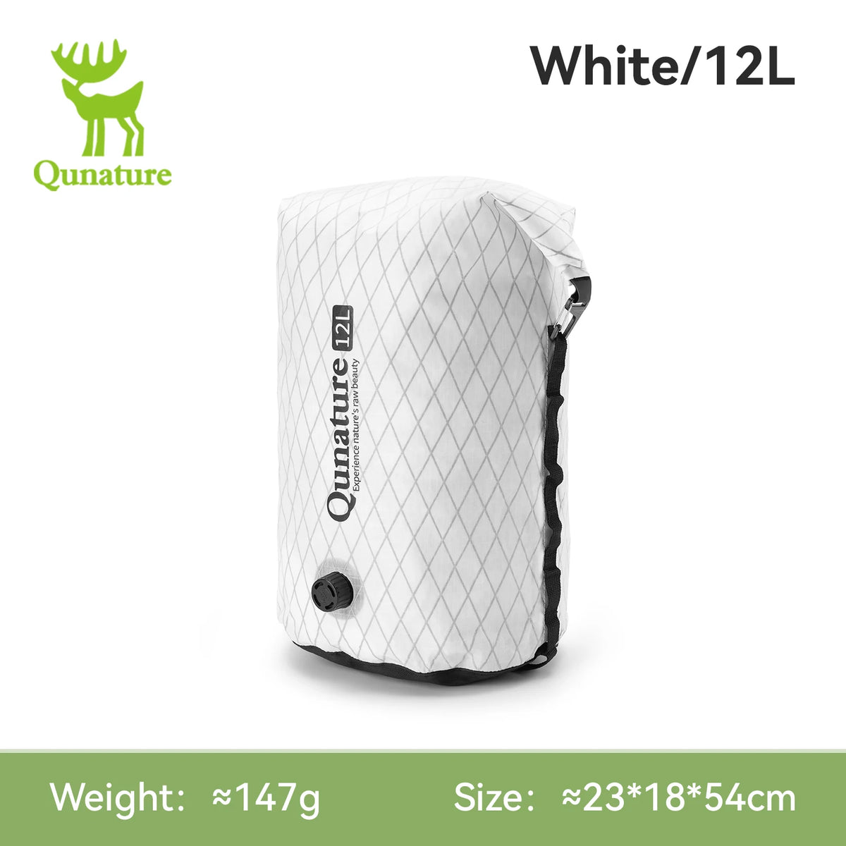 Qunature Bikepacking Bike Bag - Fully Waterproof MTB & Road Bicycle Rack Storage Bag