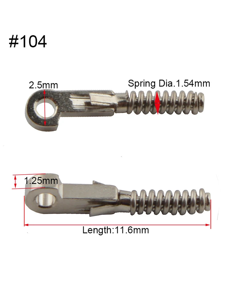100pcs Glasses Spring Insert Hinges – Eyeglasses Repair & Replacement Accessories