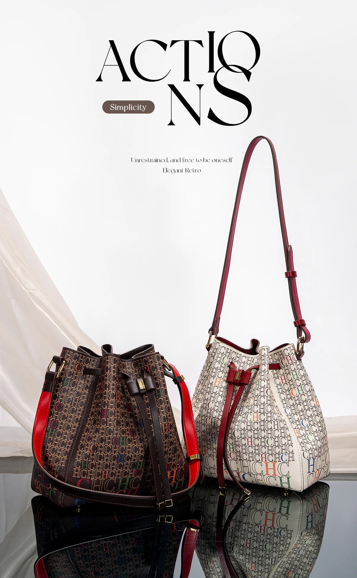 Luxury Women’s Bucket Handbag — Classic Designer Shoulder Bag with Fashion Print, Stylish Wallet for Women