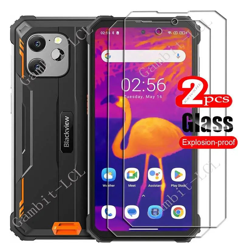 2PCS Blackview BV8900 Pro Tempered Glass Screen Protector - 6.5" HD Protective Cover Film for BV8900/BV8900 Pro