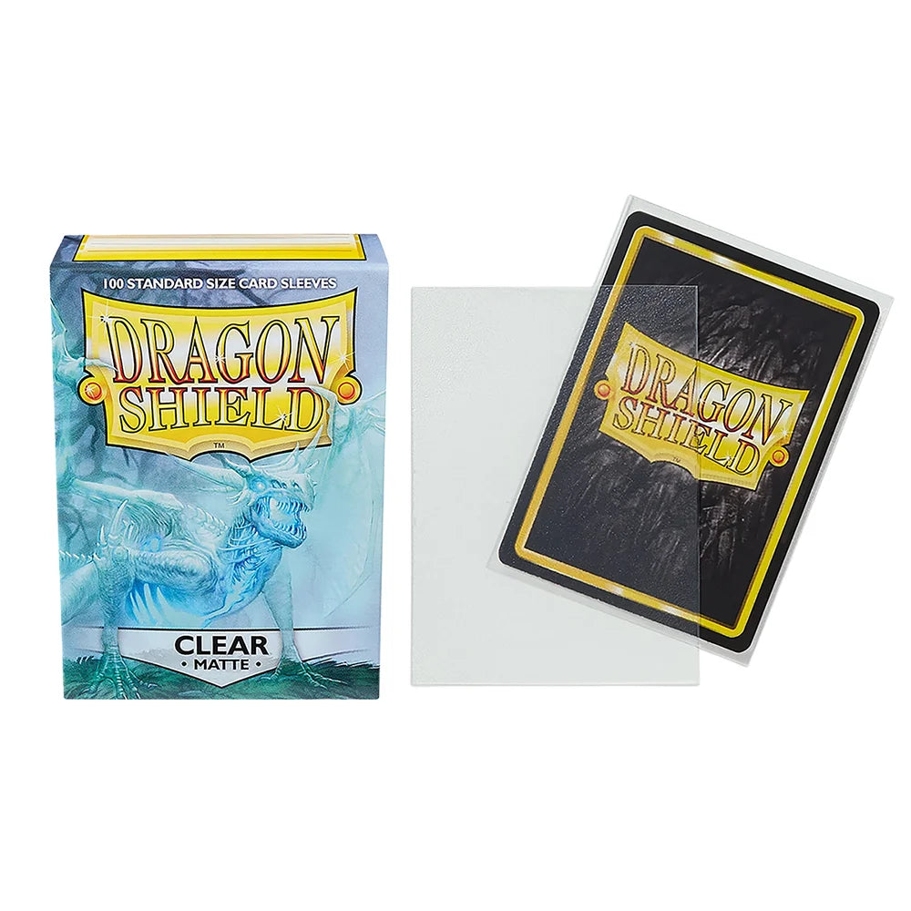 100PCS Dragon Shield Card Sleeves Box — Multicolor Matte Protectors for TCG, PTCG & Board Games