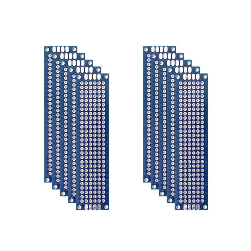 PCB Prototype Boards - Double Sided Blue Circuit Boards for DIY Soldering Projects 5-10PCS