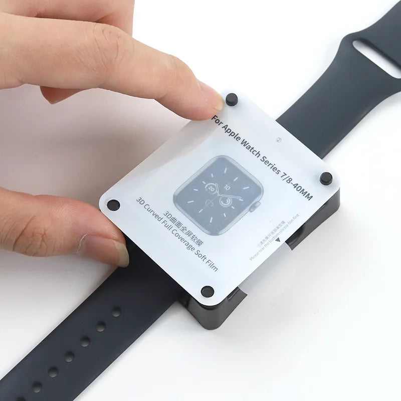 Easy Install Hydrogel Screen Protector for Apple Watch Ultra 2/9/8/7/SE – 49mm, 45mm, 44mm, 42mm, 41mm, 38mm, 10, 46mm