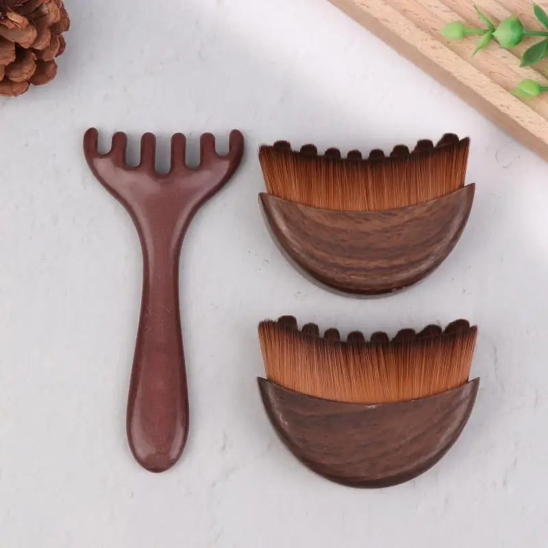 Lymphatic Contour Face Brush – Dry Brushing Massager for Face Sculpting & Drainage