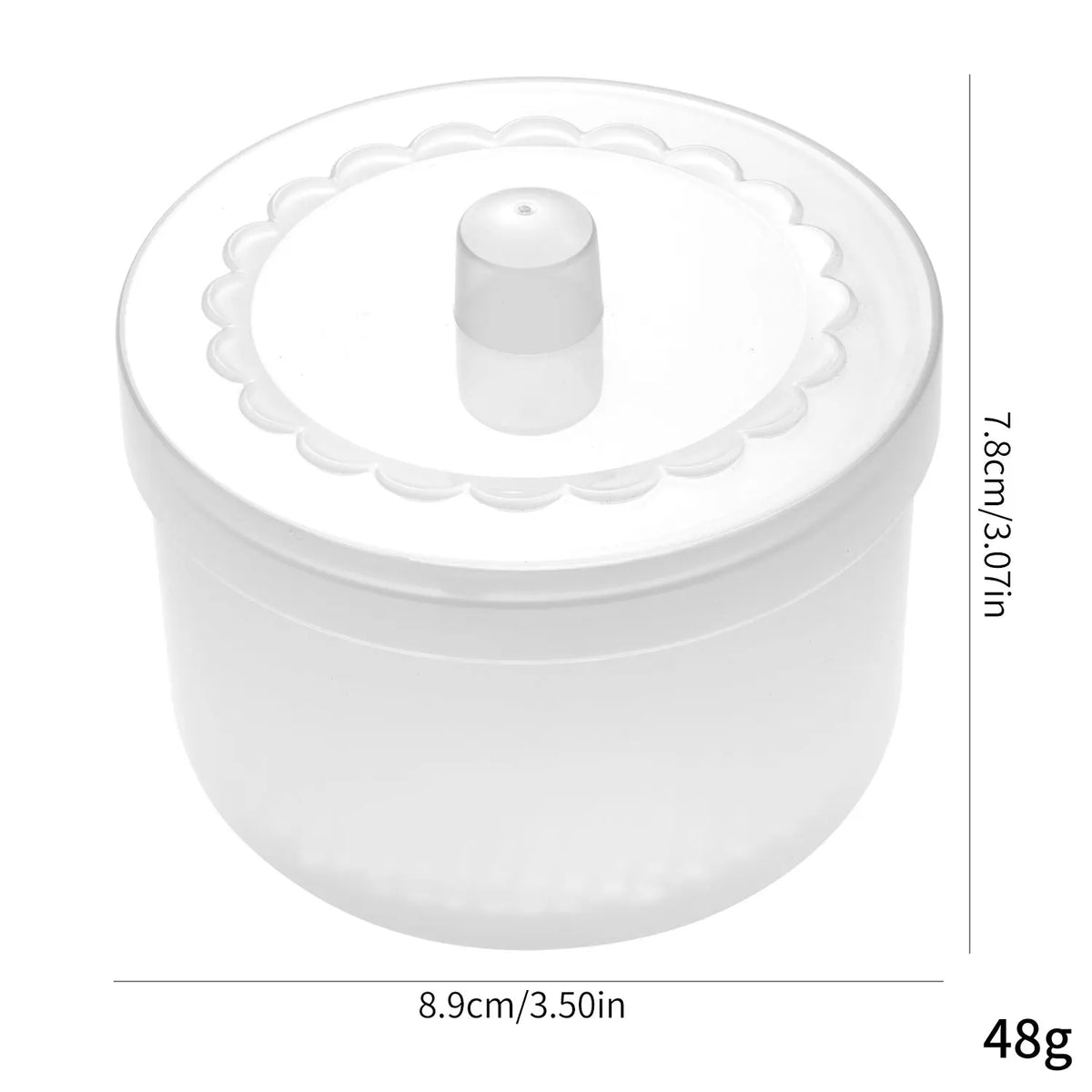 Nail Drill Bit Cleaning Box - Double-Layer Filtration Disinfection & Manicure Storage Case