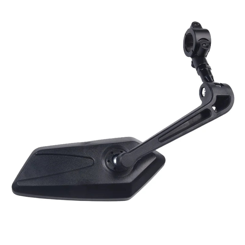 Adjustable Bicycle Rear View Mirror – Rotatable Handlebar Reflector with Wide-Angle Back Sight & Installation Tools