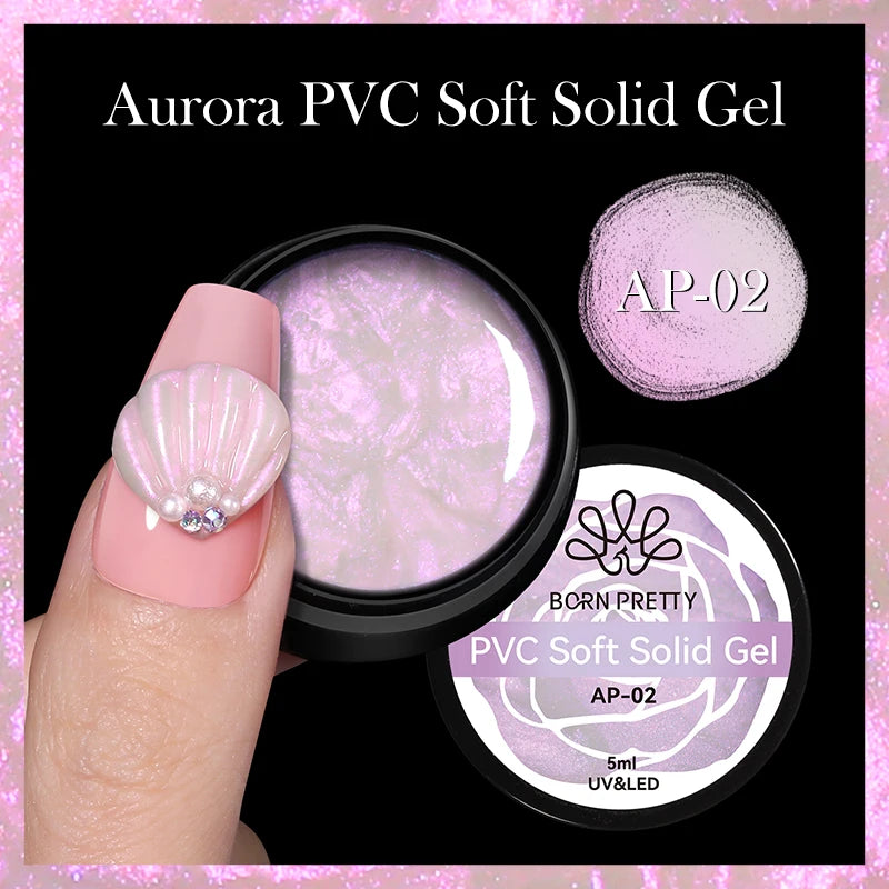 BORN PRETTY 5ML Super Silver Metallic Gel Nail Polish - Mirror Chrome Effect, Semi-Permanent Metal Painting Gel for DIY Nails
