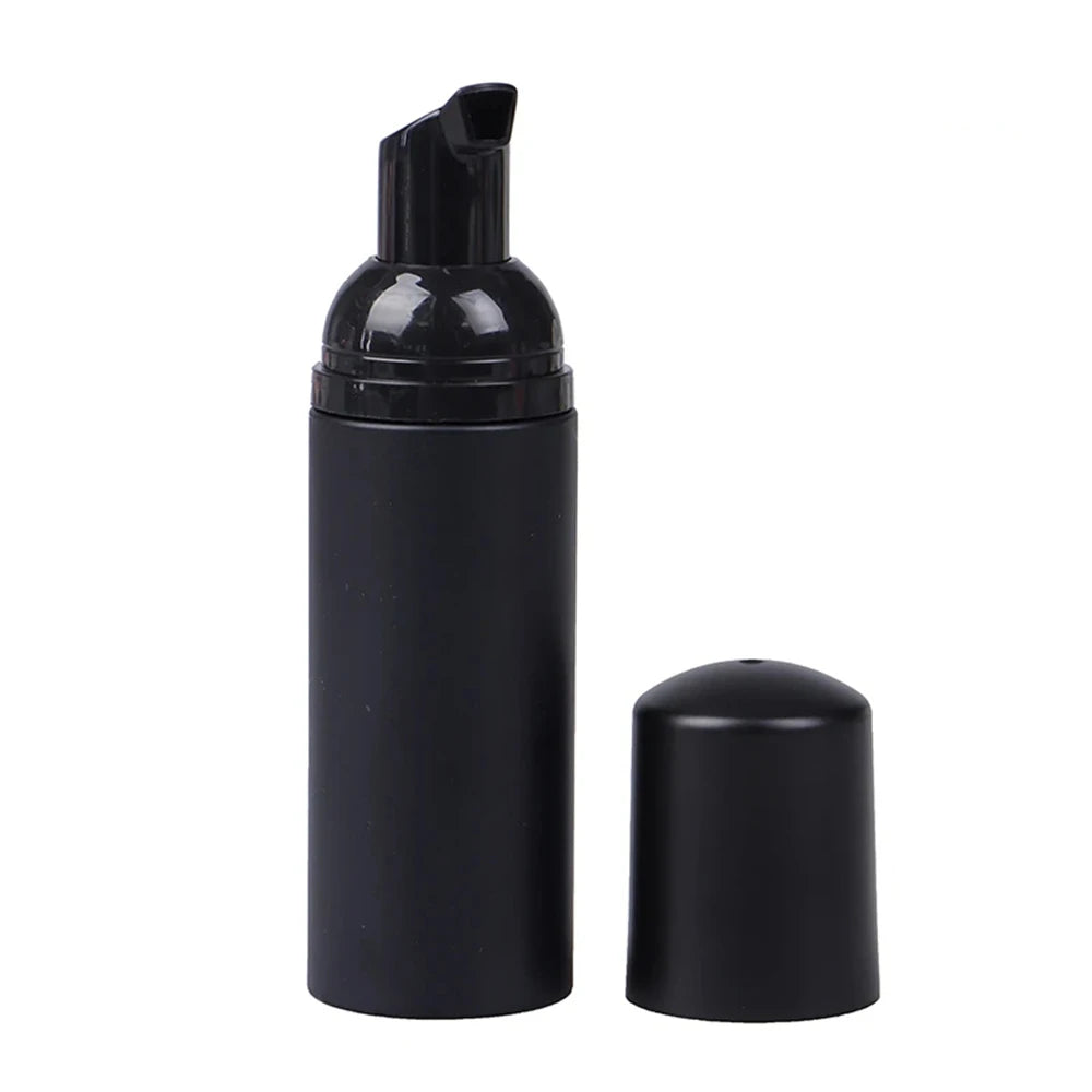 60ml Small Foam Dispenser Pump Bottle - Refillable Plastic Soap Container for Travel, Cleaning & Cosmetics Packaging