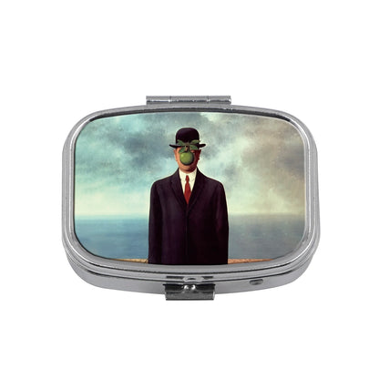 Dragon & Tiger Metal Medicine Box - Moisture-Resistant Portable Pill Storage Case with Movie-Inspired Design