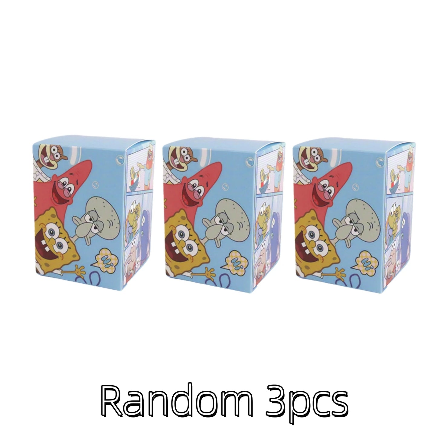 SpongeBob Blind Box Figure - Bikini Bottom Sitting Fish Car Ornament & Cute Desktop Collectible Gift