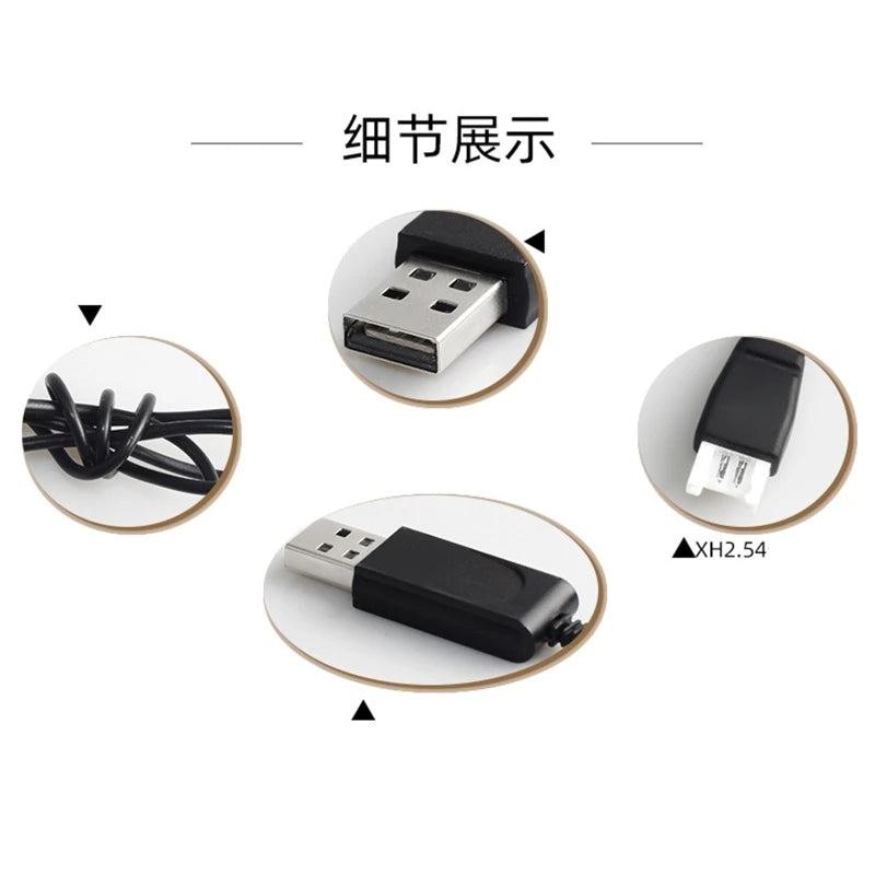 3.7V LiPo Battery USB Charger - RC UAV FPV Drone Battery Charging Unit & Spare Parts