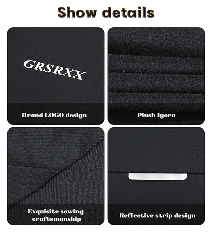 GRSRXX Thermal Winter Cycling Jacket – Unisex MTB Bike Coat & Sleeveless Long Sleeve Cycling Jersey