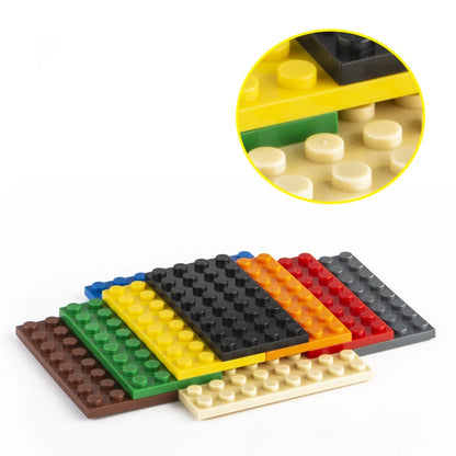 20pcs 4x8 Dot Baseplate Building Blocks - 3035 Bricks Accessories DIY Classic Educational Toys for Kids