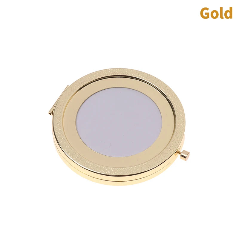 Foldable Mini Square Makeup Mirror - Double-Sided Compact Pocket Vanity Mirror