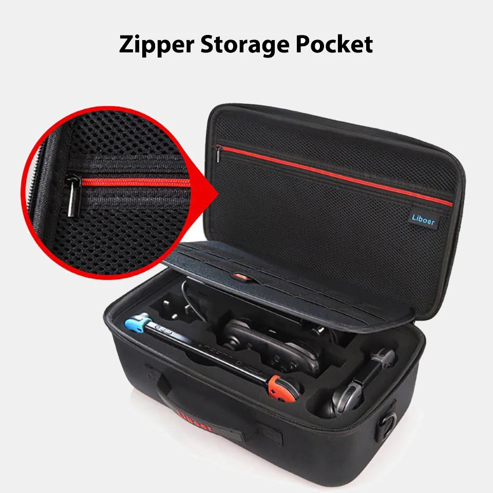 Nintendo Switch OLED Carrying Case — Portable Travel Storage Bag for Switch Game Accessories